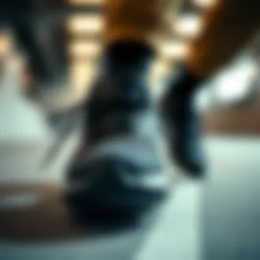 Material Technology Behind adidas Postmove Close-up of the material technology used in the adidas Postmove footwear