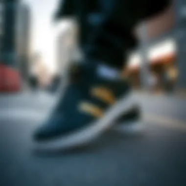 Urban Style: adidas Shoes Making a Statement Fashion statement of adidas shoes in urban environment
