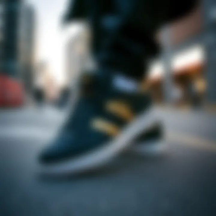 Urban Style: adidas Shoes Making a Statement Fashion statement of adidas shoes in urban environment