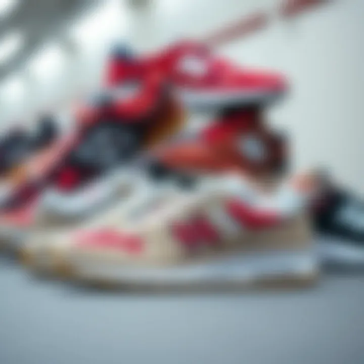 Variety of affordable New Balance models displayed