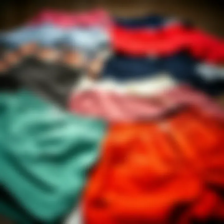 Diverse Styles of 2XL Shorts A variety of 2XL shorts laid out showcasing different styles and colors