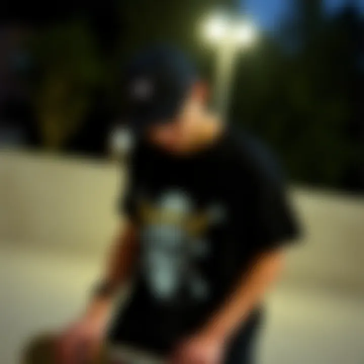 Trends in Black Graphic T-shirts Trends in black graphic t-shirts within streetwear