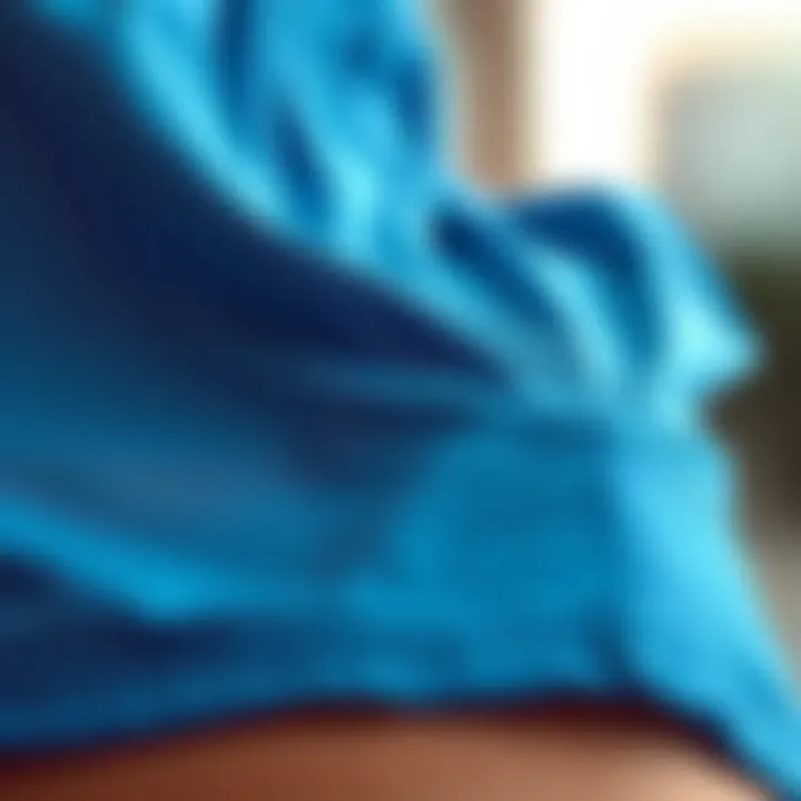 Breathable Material Close-up Close-up of breathable fabric