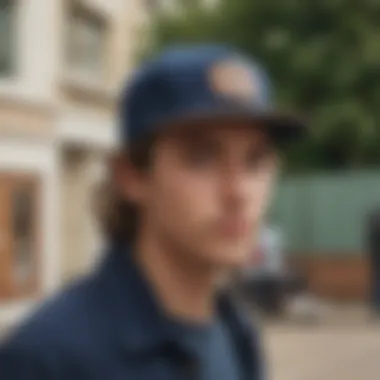 Embodying Individuality: Skateboarders Sport the Brixton Hat Group of skateboarders wearing Brixton Trademark Supply Hats