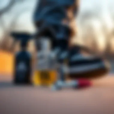 Essential components of a shoe cleaning kit