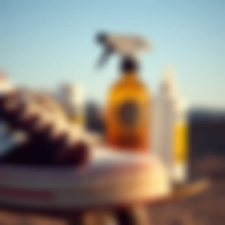 Different cleaning agents used for shoes