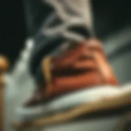 Classic Converse Chuck Taylor Leather Brown close-up