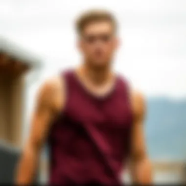 Classic tank top in neutral colors