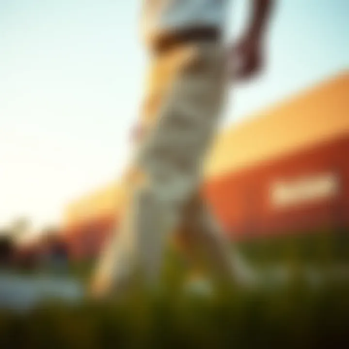 Stylish Representation of Cream Dickies Carpenter Pants Stylish representation of cream Dickies carpenter pants