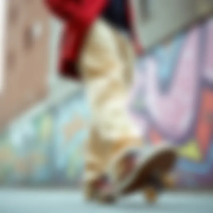 Urban Streetwear Featuring Cream Dickies Carpenter Pants Urban streetwear featuring cream Dickies carpenter pants