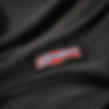 Fabric Composition of Dickies Skate Pants Close-up of the fabric used in Dickies skate pants