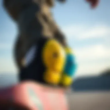 Trendy Elbow Pads in Skate Culture Trendy elbow pads in vibrant colors and designs