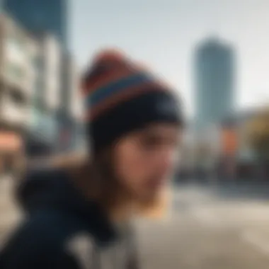 Comfortable and practical beanie for skaters