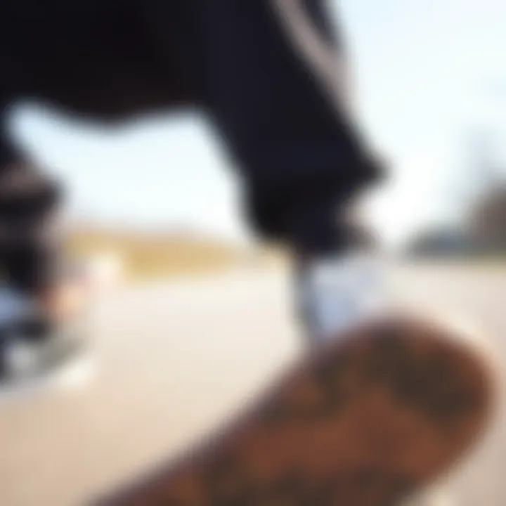 Close-up of fleece material used in sweatpants