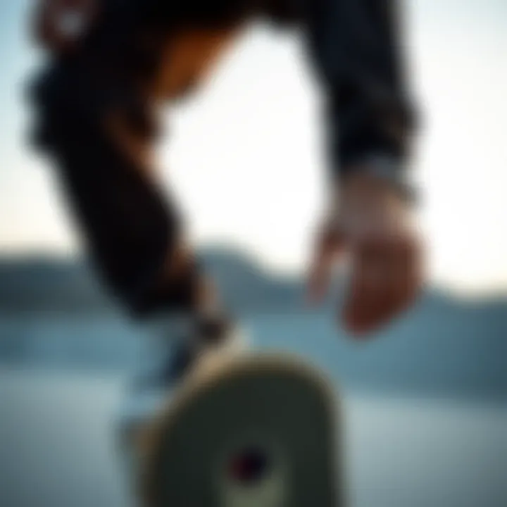 Champion Apparel in Action Champion clothing showcased on a skateboarder