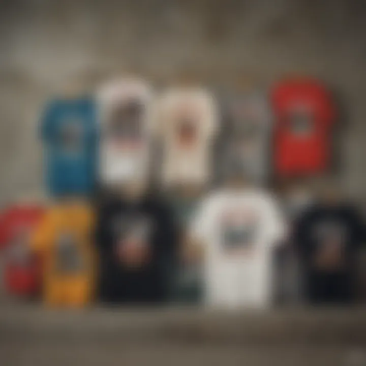 Vintage full graphic tees reflecting the evolution of skate culture