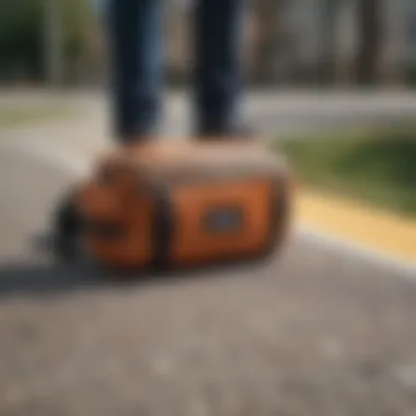 Stylish Hip Pack for Skateboarding A stylish hip pack designed for skateboarding