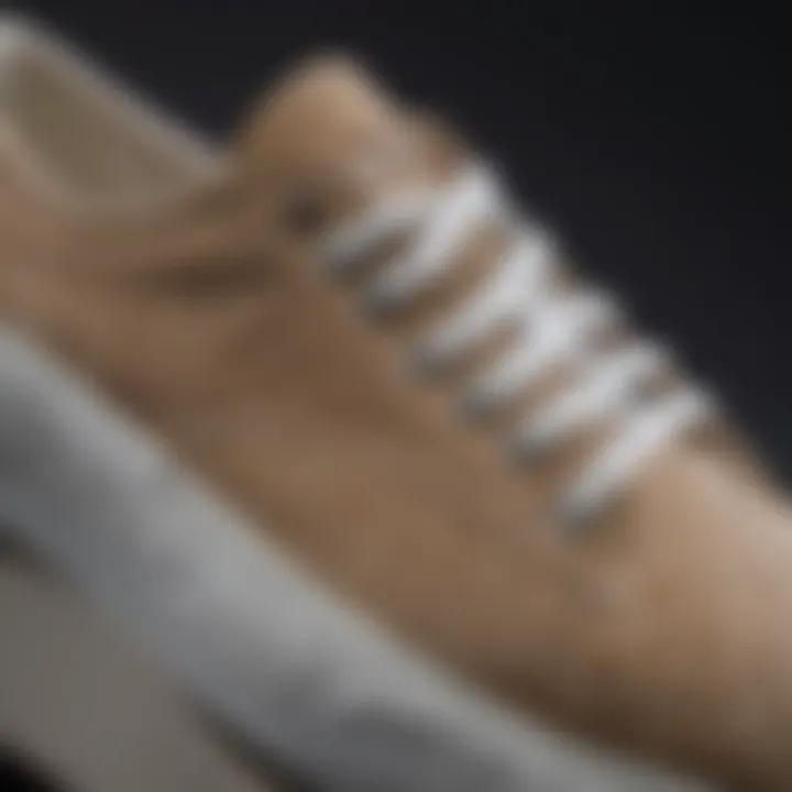 Close-up of Keds Triple Canvas material and texture