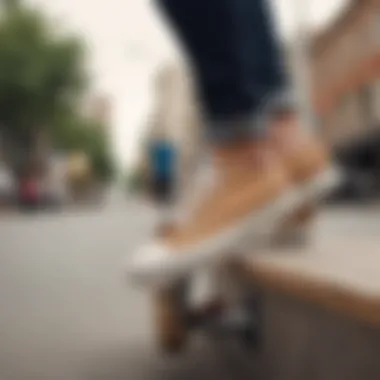 Group of skateboarders wearing Keds Triple Canvas