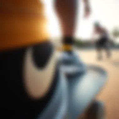 Innovative Material Technology Close-up of innovative material technology used in Nike activewear