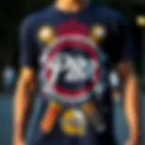 Vibrant PBR T-Shirt Design A vibrant PBR T-shirt design featuring skate culture elements