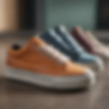 Diverse Skate Shoe Designs Featuring Wide Toe Boxes Comparison of various skate shoe designs with wide toe boxes