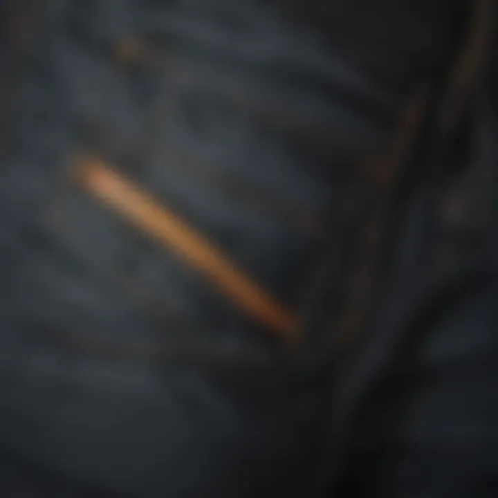 Detailed view of the pockets in skinny tripp pants, emphasizing functionality and practicality.