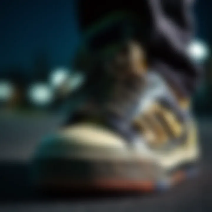 Close-up of Straye Skeleton Shoes highlighting functionality