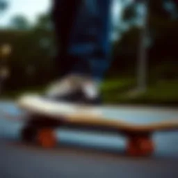 Classic Chuck All Star High Top in action on a skateboard