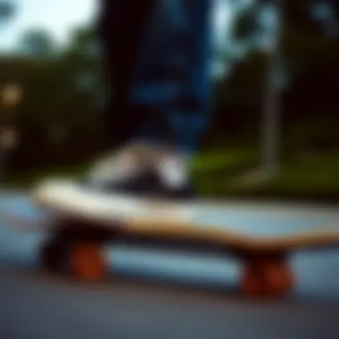 Classic Chuck All Star High Top in Action Classic Chuck All Star High Top in action on a skateboard