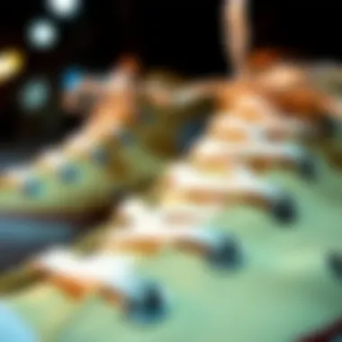 Design Details of Chuck All Star High Top Close-up of the design details of Chuck All Star High Top