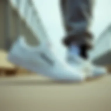 Comparative analysis of Reebok Club C Double Geo White with similar sneaker models