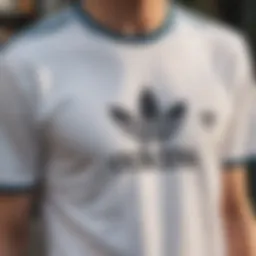 Vintage Adidas classic shirt showcasing retro design