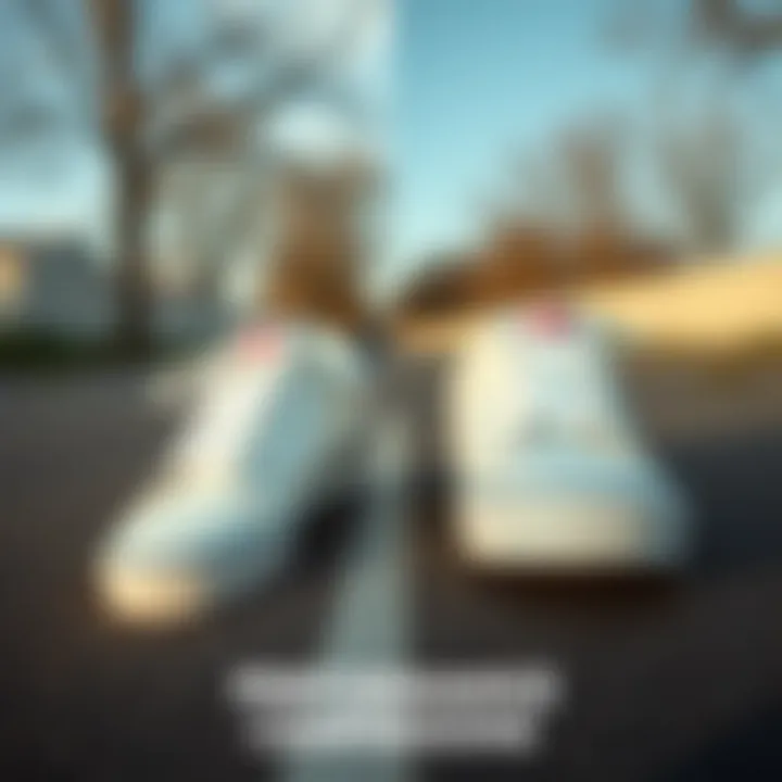 Performance Characteristics Comparison Side-by-side comparison of Vans Old Skool White Flame and similar skate models to illustrate performance characteristics