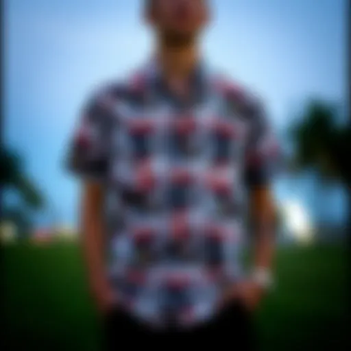 Stylish Design Stylish design of the Volcom short sleeve button-up shirt