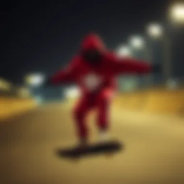 Historical evolution of graphic sweatsuit designs