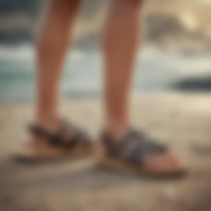 Materials used in Tilly's Reef Sandals highlighting durability and comfort