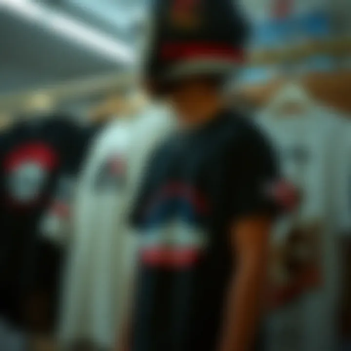 Diverse Offerings from Renowned Skate Brands An array of graphic tees from popular skate brands