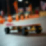Toy Machine mini skateboard showcasing its sleek design