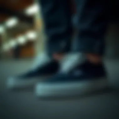 Timeless Design of Vans Authentic Black Classic silhouette of Vans Authentic Black showcasing its timeless design.