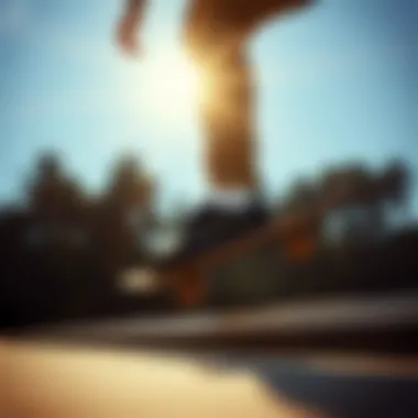 Skater with Vans Chukka Low All Black Skater performing tricks while wearing the Vans Chukka Low All Black, illustrating their cultural significance.