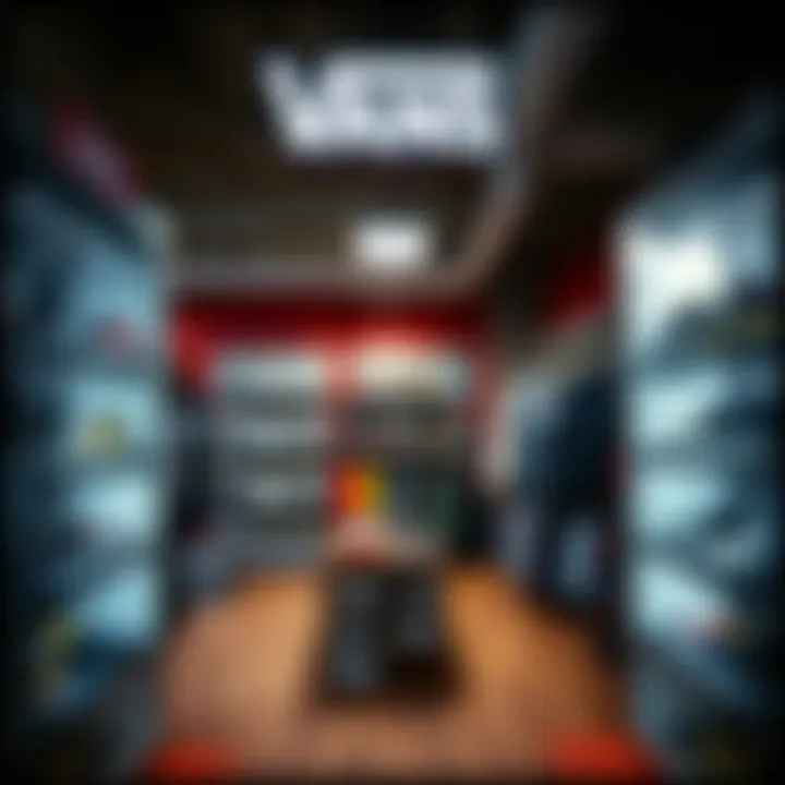 Inside Vans: A Skate Haven Vans store interior showcasing skate shoes and apparel