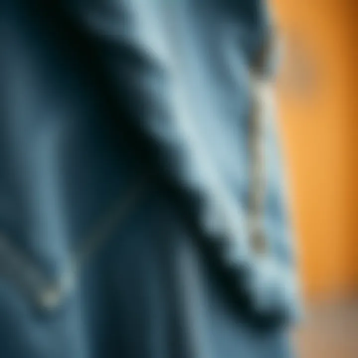 Understanding Fabric Textures in Loose Denim Close-up of fabric textures used in loose jeans