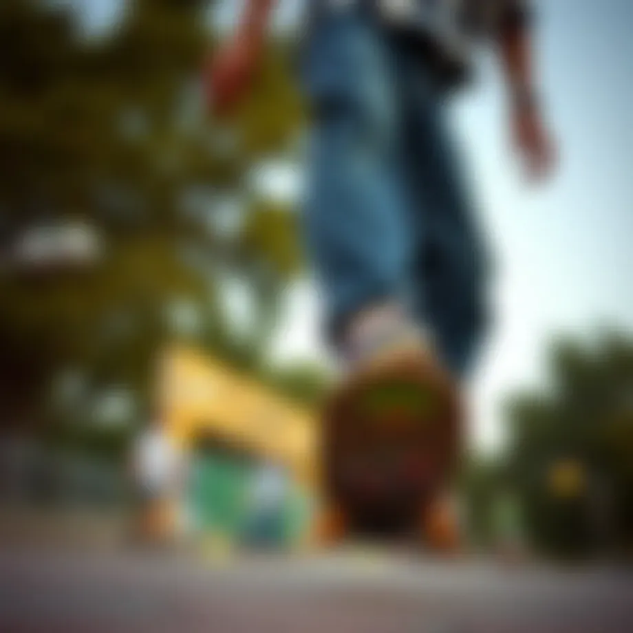 Historical evolution of loose denim in skate culture