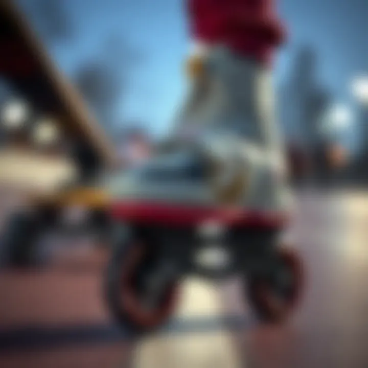 Performance Metrics Across Varied Surfaces Performance metrics of M4 Viper skates on different surfaces