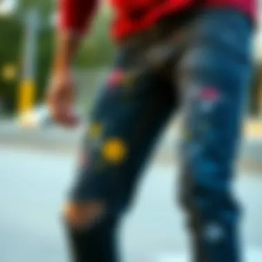 Caring for Your Creative Wardrobe Maintenance tips for keeping paint splatter jeans fresh