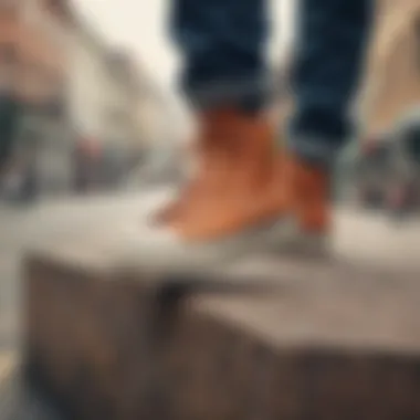 Nike's Influence on Skateboarding Footwear Nike skateboarding shoes on a vibrant urban background