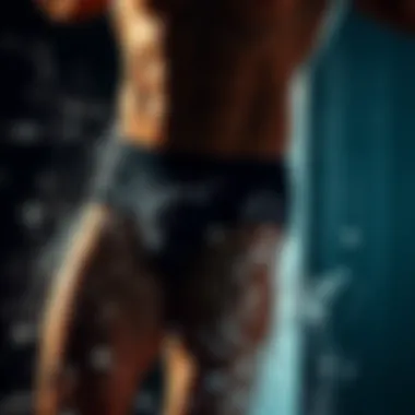 Illustration of the moisture-wicking properties in action