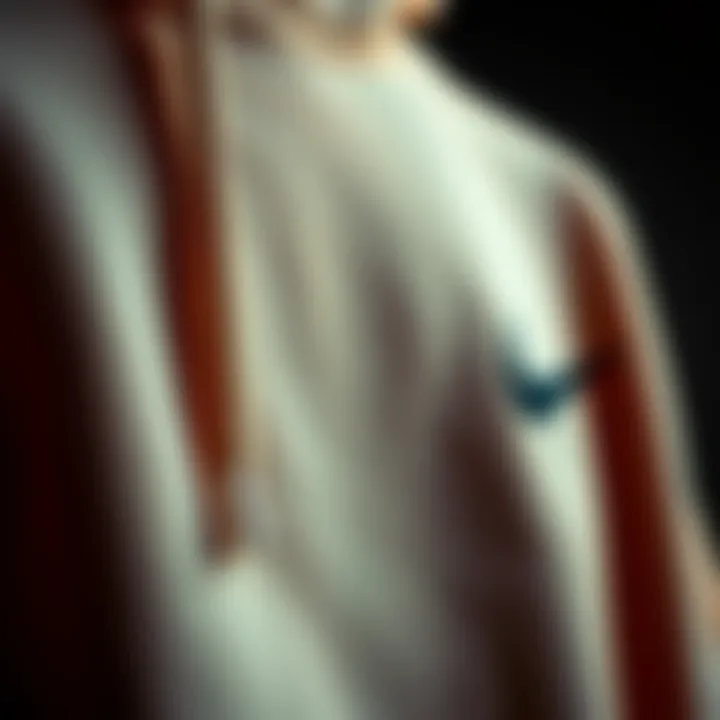 Fabric Detail of Nike Hoodie Close-up of the fabric texture of a Nike hoodie