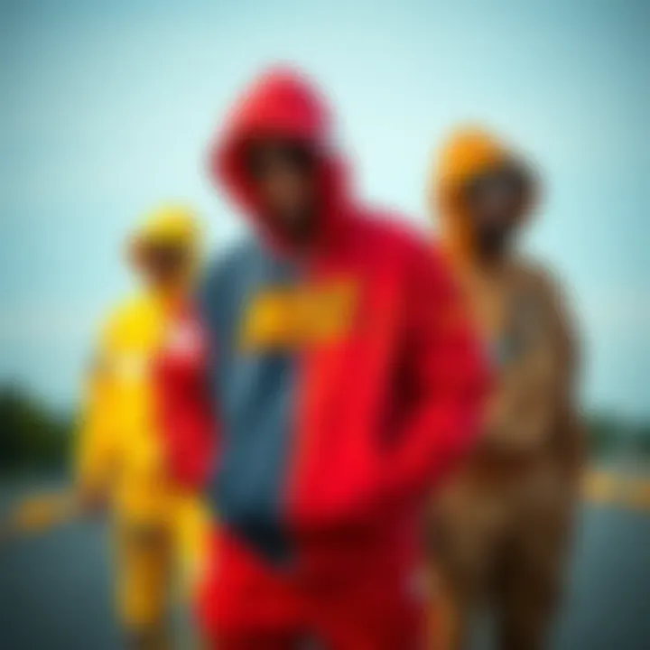 Customization for Personal Expression Stylish customization options displayed on various Nike zip-up sweatsuits appealing to individual tastes and preferences